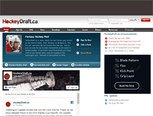 Tablet Screenshot of fhs.hockeydraft.ca