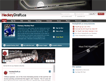 Tablet Screenshot of chrw.hockeydraft.ca