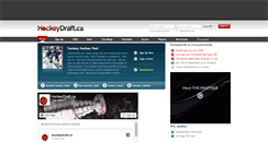 Desktop Screenshot of hockeysfuture.hockeydraft.ca
