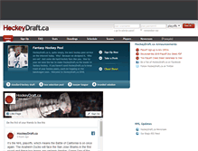 Tablet Screenshot of capebretonradio.hockeydraft.ca