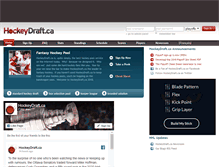 Tablet Screenshot of hockeymanitoba.hockeydraft.ca