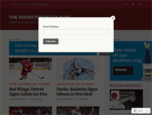 Tablet Screenshot of news.hockeydraft.ca