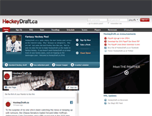 Tablet Screenshot of hockeyinformer.hockeydraft.ca