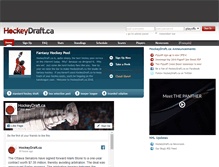 Tablet Screenshot of megahockeypool.hockeydraft.ca