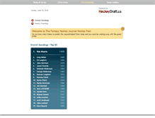 Tablet Screenshot of fantasyhockeyjournal.hockeydraft.ca